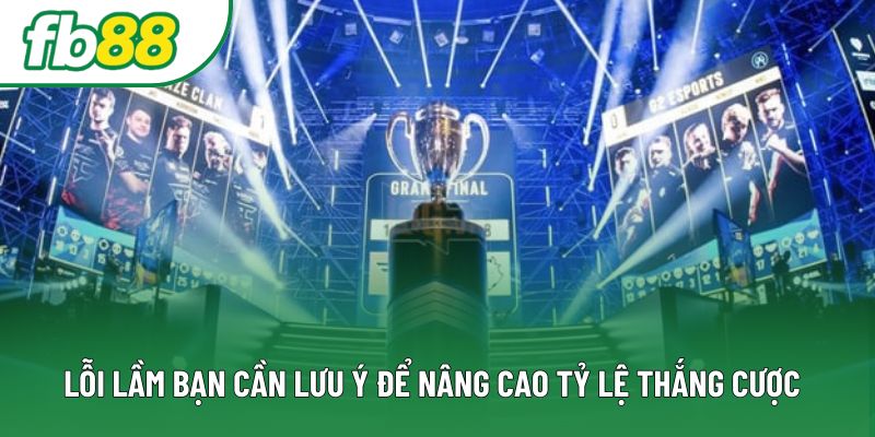 Lỗi lầm bạn cần lưu ý để nâng cao tỷ lệ thắng cược Lỗi lầm bạn cần lưu ý để nâng cao tỷ lệ thắng cược