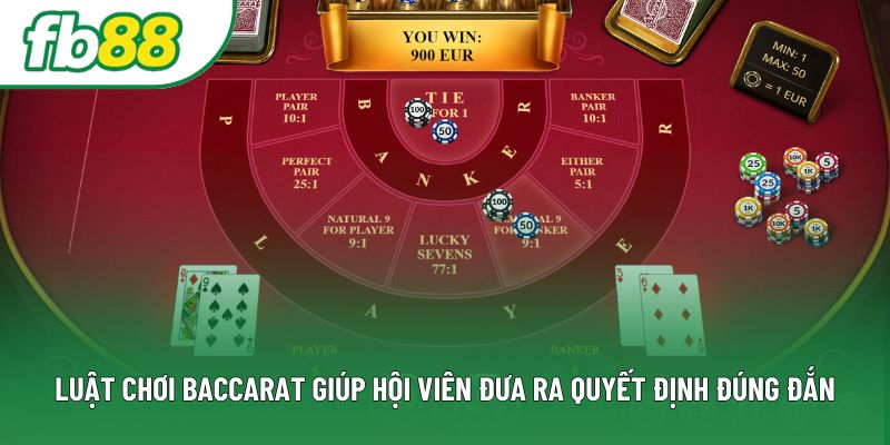 Luật chơi baccarat giúp hội viên đưa ra quyết định đúng đắn Luật chơi baccarat giúp hội viên đưa ra quyết định đúng đắn