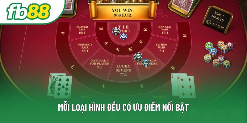 Mỗi loại hình đều có ưu điểm nổi bật Mỗi loại hình đều có ưu điểm nổi bật