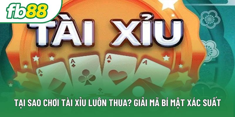 Tại Sao Chơi Tài Xỉu Luôn Thua? Giải Mã Bí Mật Xác Suất