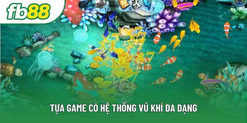 Tựa game có hệ thống vũ khí đa dạng Tựa game có hệ thống vũ khí đa dạng